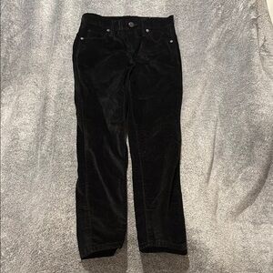 Blank NYC Women's mid rise skinny Black velvet jeans